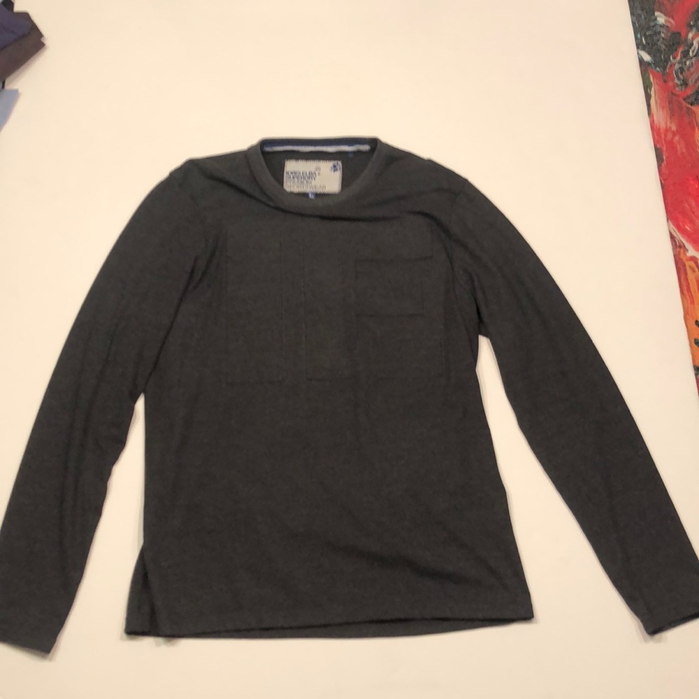 Super Dry Idris Elba Embosed Logo Shirt. New WITHOUT Tags